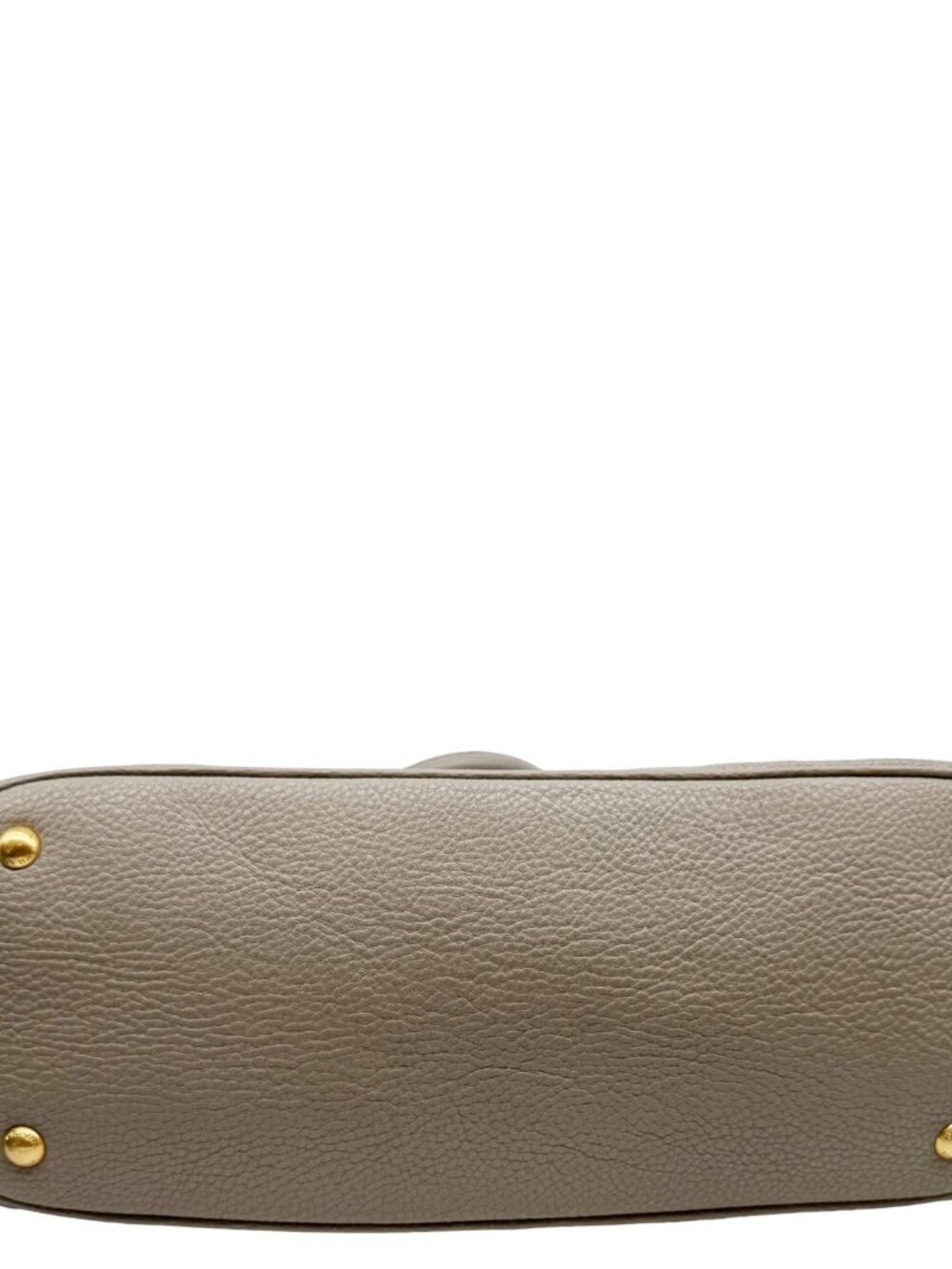 Prada Vitello Daino Side Zip Large Leather Shopper Tote Bag Beige - Picture 7 of 11